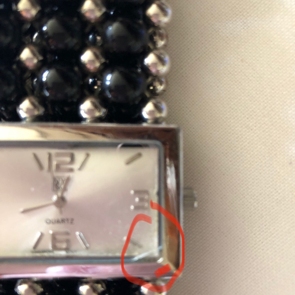 Watch bracelet. Beaded elastic band. - Picture 4 of 4